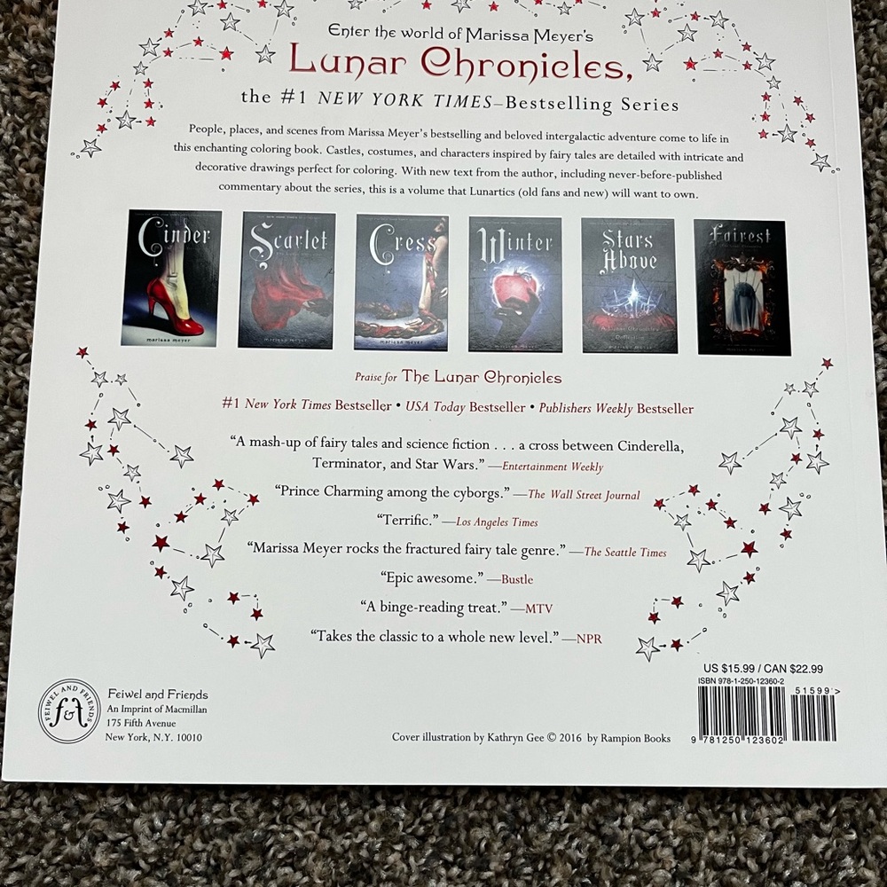 The Lunar Chronicles Coloring Book - Picture 2 of 12